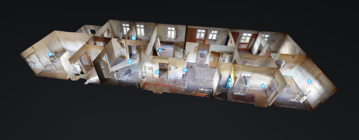 Virtueller 3D-Rundgang durch die „Häftlingsbaracke“